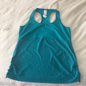Fabletics teal Racerback tank!